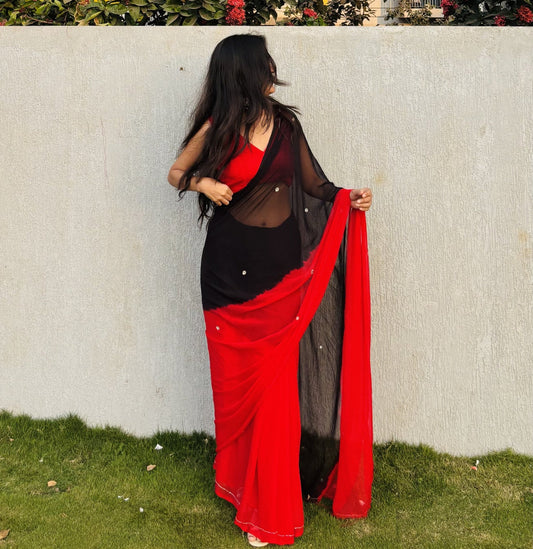 Cocktail - house of suhiCocktailSariHouse Of Suhi❤️ 🖤house of suhi