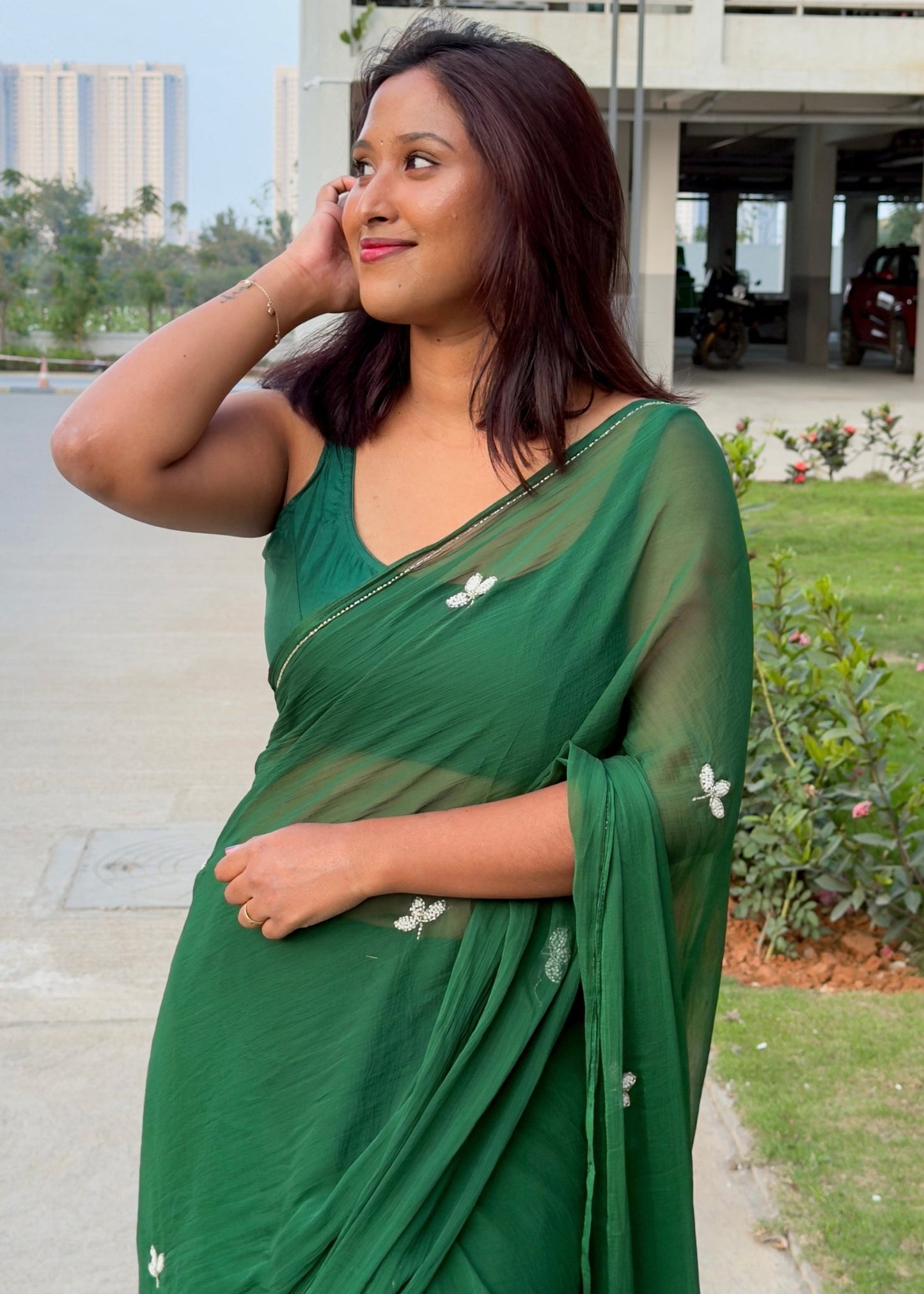 Emerald - house of suhiEmeraldSariHouse Of SuhiEmerald Greenhouse of suhi