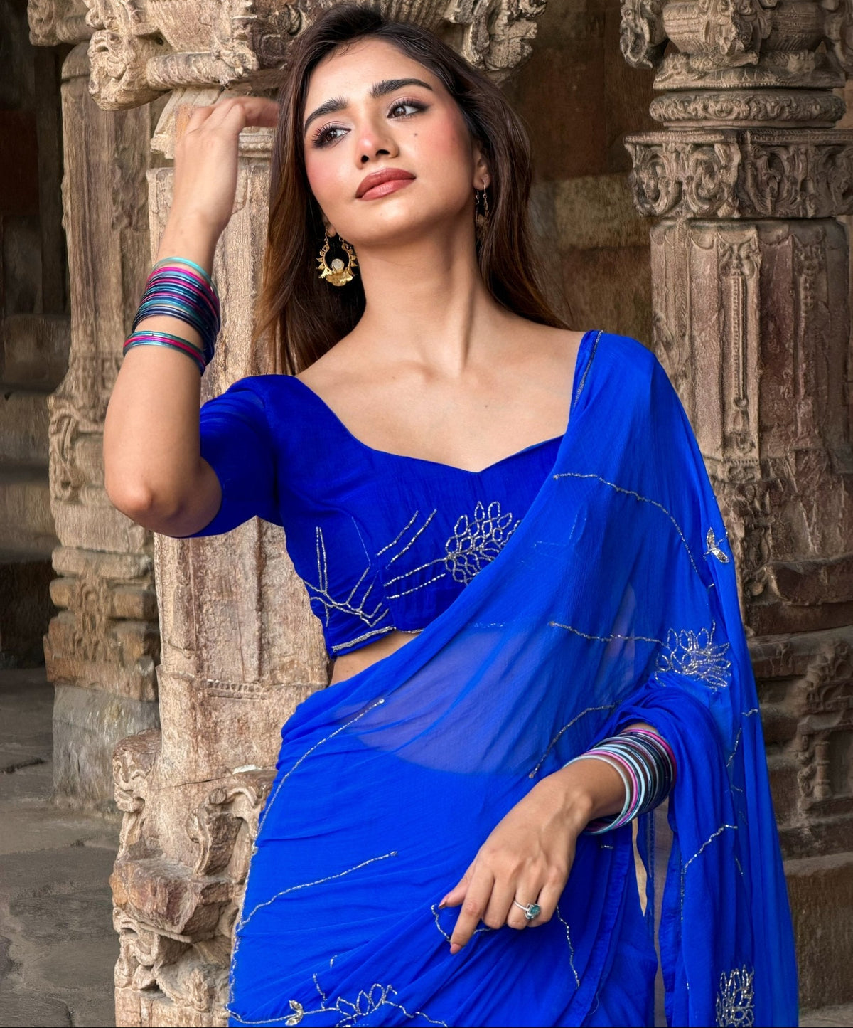 Neela - house of suhiNeelaSariHouse Of SuhiBluehouse of suhi