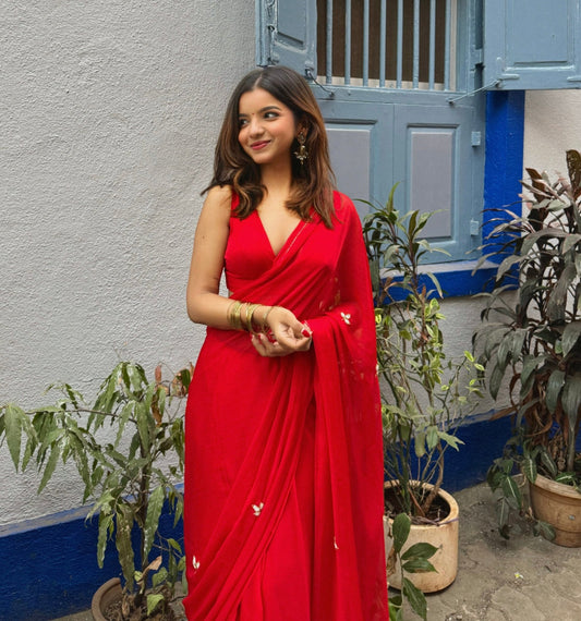 Scarlet - house of suhiScarletSariHouse Of SuhiRed 🍒house of suhi