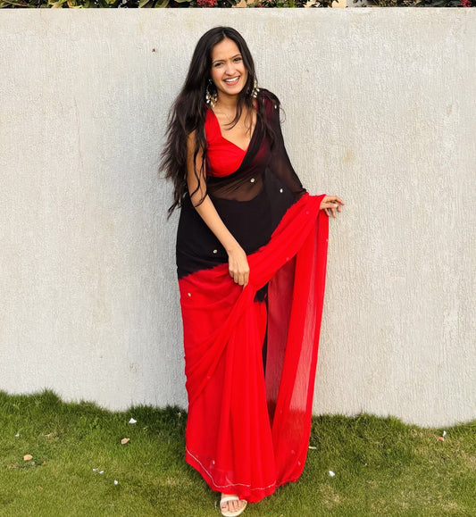 Cocktail - house of suhiCocktailSariHouse Of Suhi❤️ 🖤house of suhi