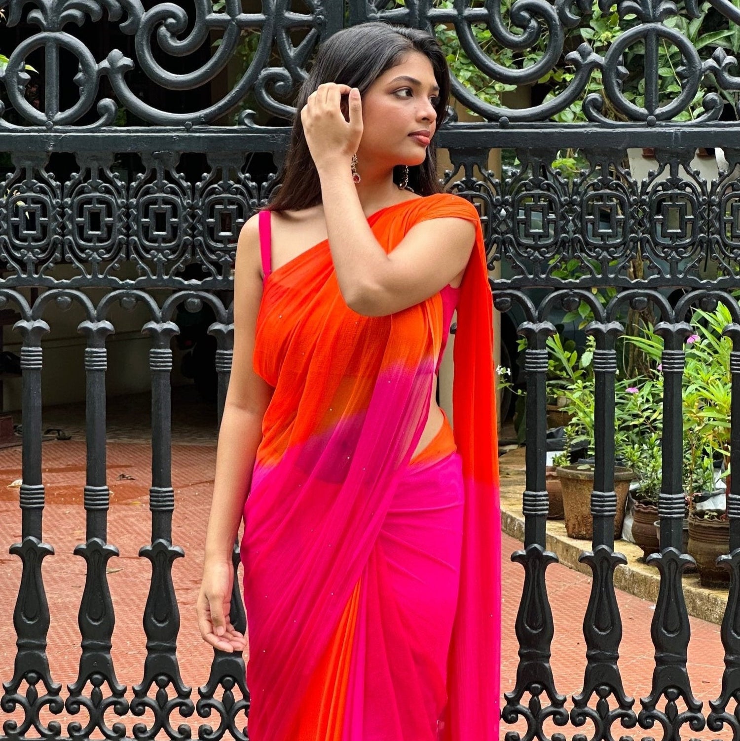 Colours - house of suhiColoursSariHouse Of SuhiOrange + Pink🤩house of suhi