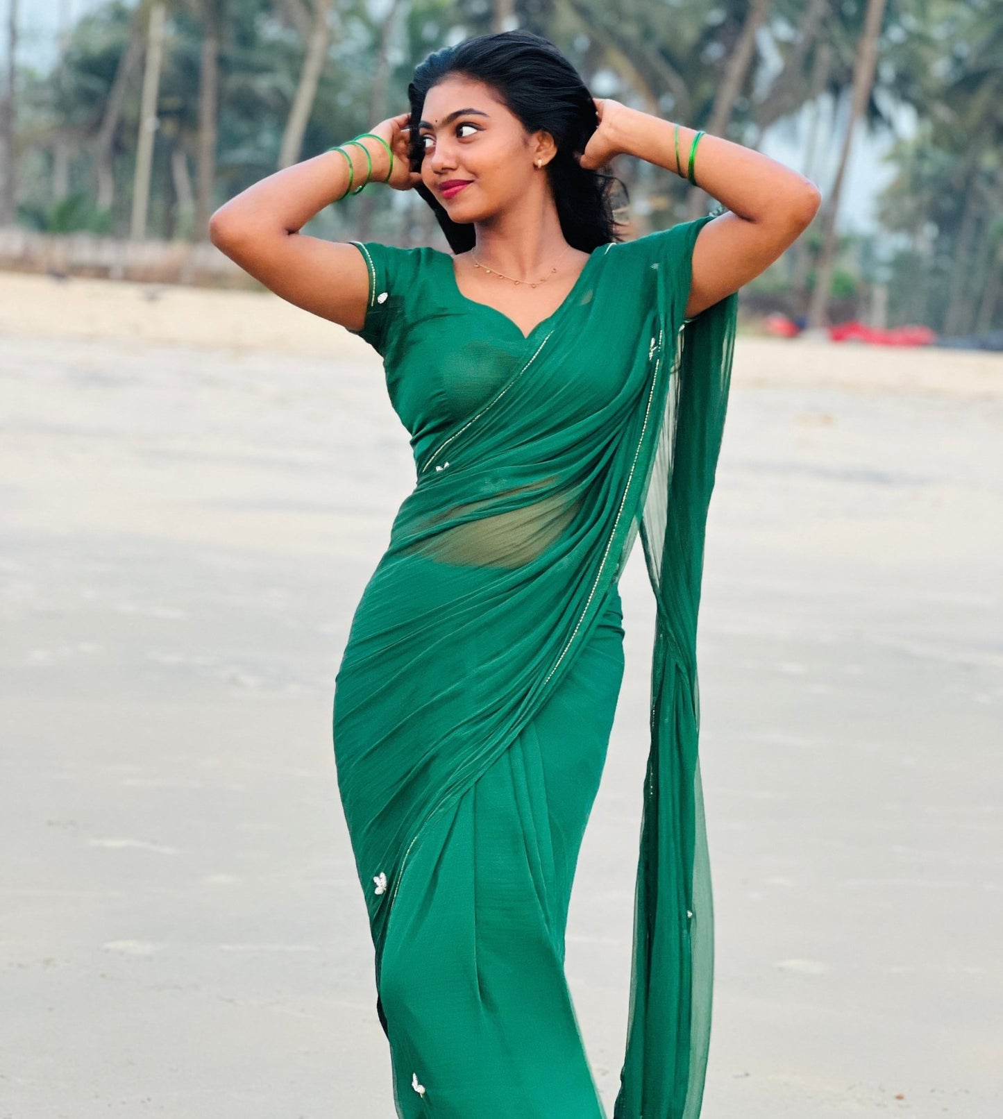 Emerald - house of suhiEmeraldSariHouse Of SuhiEmerald Greenhouse of suhi