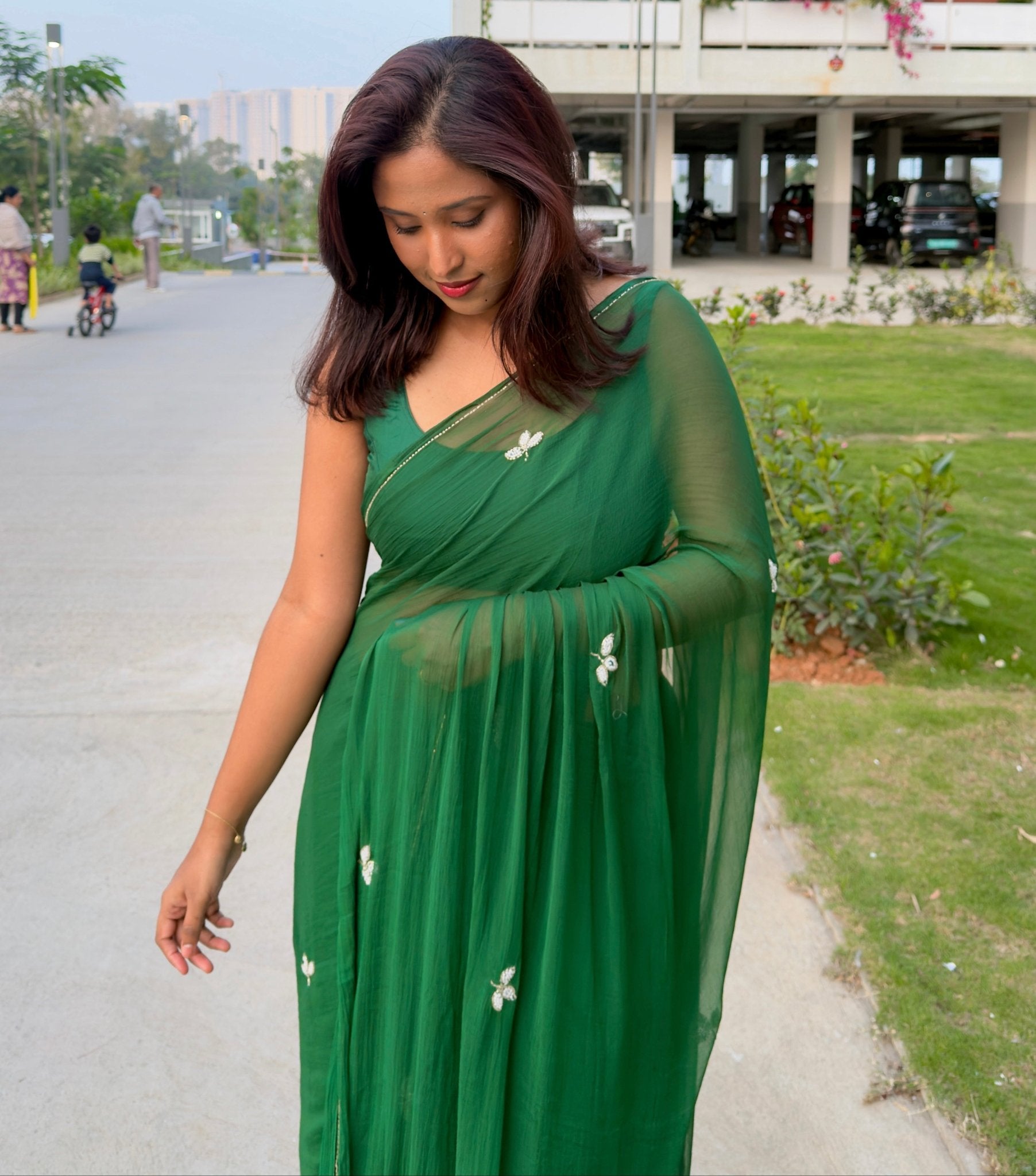 Emerald - house of suhiEmeraldSariHouse Of SuhiEmerald Greenhouse of suhi