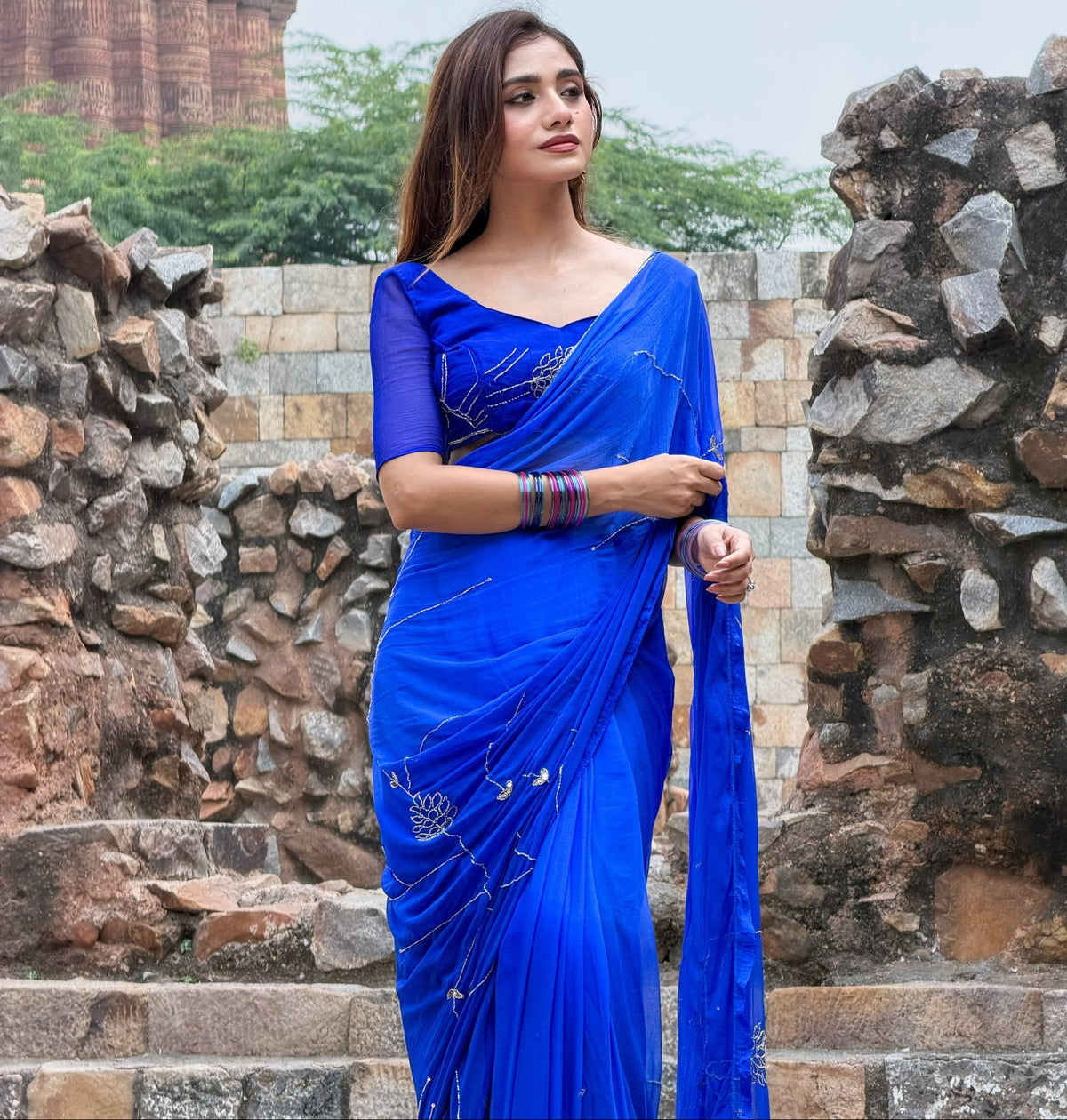Neela - house of suhiNeelaSariHouse Of SuhiBluehouse of suhi