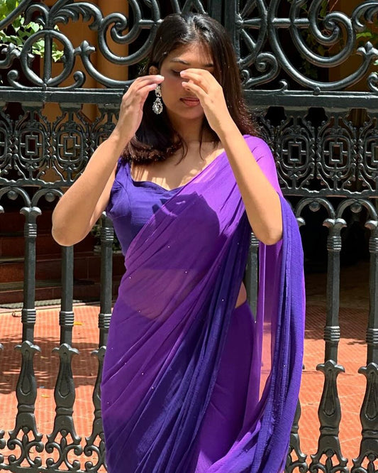 Purple Bliss - house of suhiPurple BlissSariHouse Of SuhiLavender🔮 + Purple 💜house of suhi