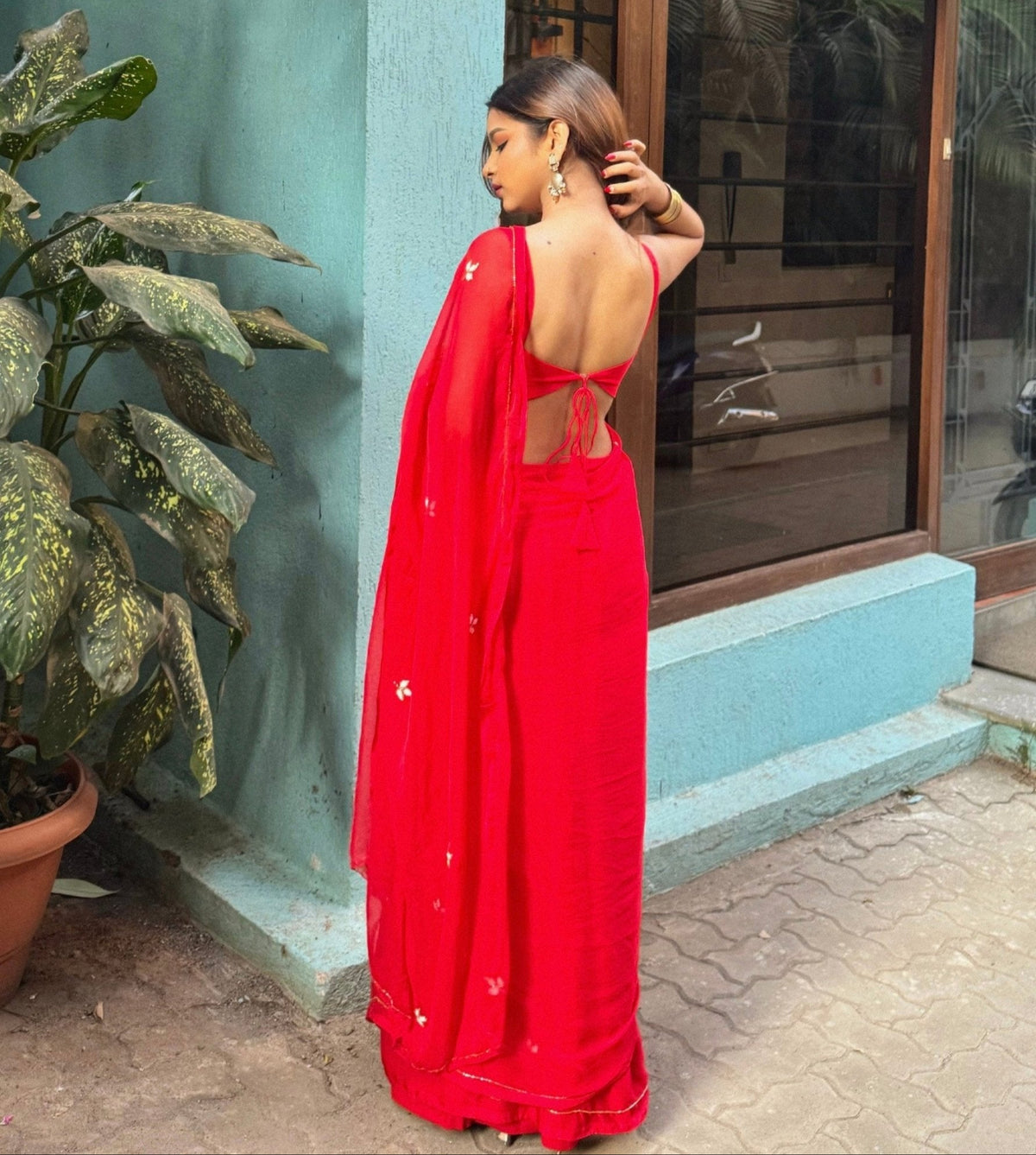 Scarlet - house of suhiScarletSariHouse Of SuhiRed 🍒house of suhi