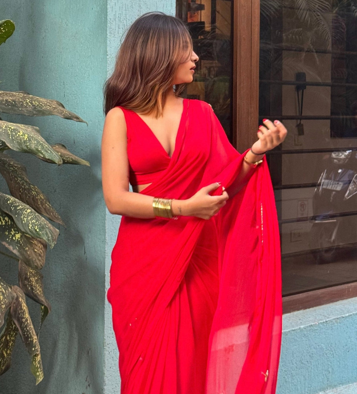 Scarlet - house of suhiScarletSariHouse Of SuhiRed 🍒house of suhi