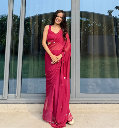 Vine 🍷 - house of suhiVine 🍷SariHouse Of SuhiBurgundy🍷house of suhi