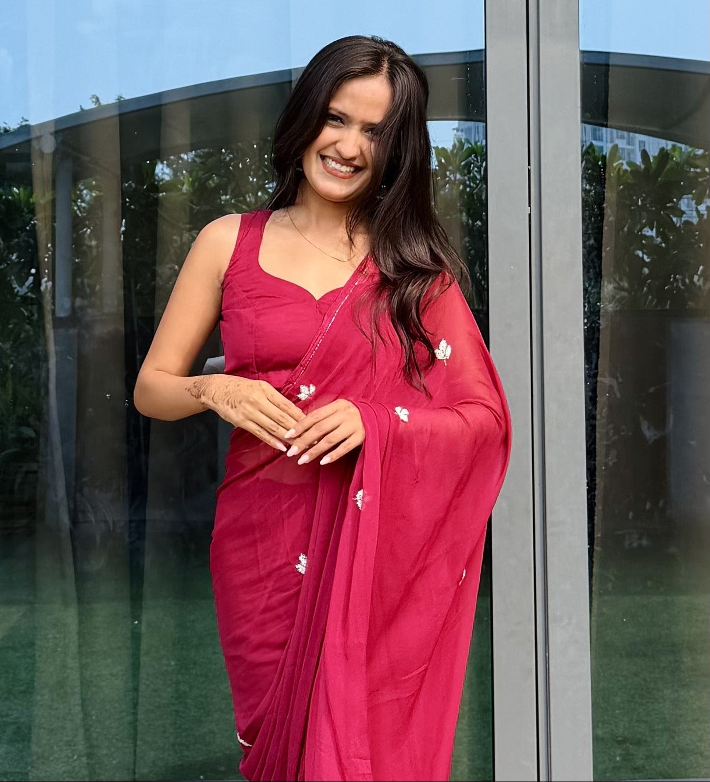 Vine 🍷 - house of suhiVine 🍷SariHouse Of SuhiBurgundy🍷house of suhi